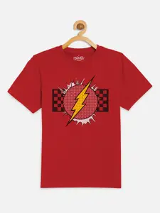 Kids Ville Flash featured Red Tshirt for Boys