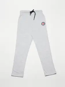 Octave Boys Grey Solid Track Pants