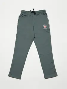 Octave Boys Grey Solid Track Pants
