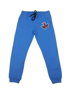 Marvel by Wear Your Mind Boys Blue Spiderman Solid Straight-Fit Joggers