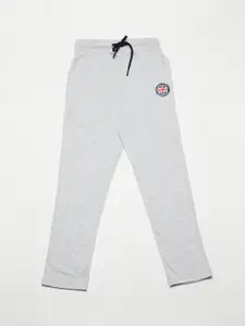 Octave Boys Grey Solid Track Pants