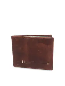 WENZEST Men Brown Solid Two Fold Wallet Br3Tanka_01