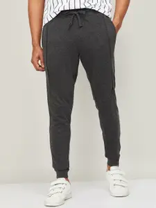 Fame Forever by Lifestyle Men Grey Solid Slim-Fit Joggers