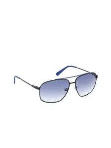 GUESS Men Blue UV Protected Aviator Sunglasses GU6973 61 02W