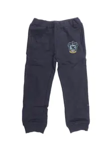 Harry Potter Boys Navy Blue Solid Joggers