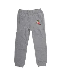 Harry Potter Boys Grey Solid Joggers