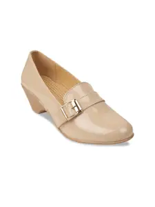 VALIOSAA Women Beige Solid Pumps