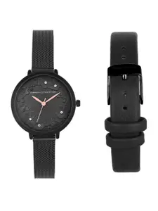 French Connection Women Black Analogue Watch FCL0006E-R