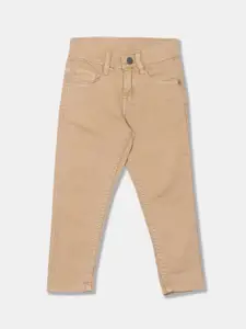 Cherokee Boys Beige Regular Fit Mid-Rise Clean Look Jeans