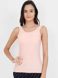 Lebami Women Pink Solid Padded Camisole
