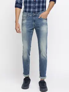 Pepe Jeans Slim Fit Mid-Rise Clean Look Stretchable Jeans