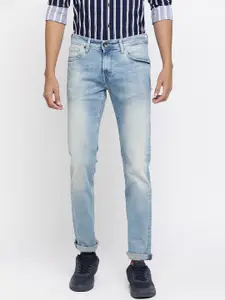 Pepe Jeans Slim Fit Mid-Rise Clean Look Stretchable Jeans