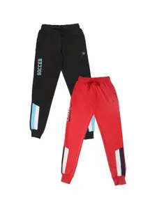 Dollar Boys Pack Of 2 Solid Straight-Fit Joggers