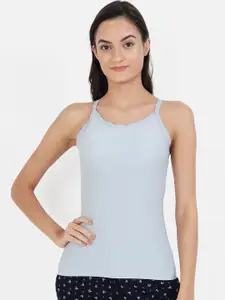 Lebami Women Grey Solid Padded Camisole