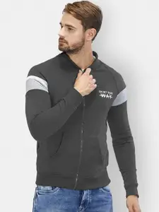 Maniac Men Charcoal Grey Solid Pullover
