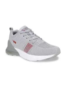 Campus Men Grey Mesh Running Shoes