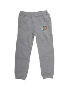 Tom & Jerry Boys Grey Solid Joggers