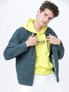 LOCOMOTIVE Men Teal Solid Bomber