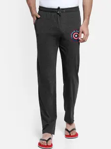 Free Authority Men Grey Captain America Featured Lounge Pants
