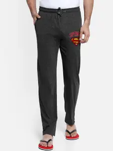 Free Authority Men Grey Superman Featured Lounge Pants