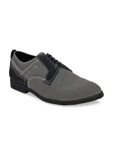 CARLO ROMANO By Wasan Shoes Men Grey Genuine Leather Formal Shoe