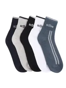 MARC Men Pack Of 5 Assorted Ankle-Length Socks