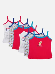 Bodycare Kids Girls Pack Of 6 Assorted Camisoles
