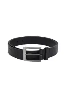 Aditi Wasan Aditi Wasan Men Black Textured Belt