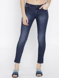 Xpose Women Navy Blue Slim Fit Jeans