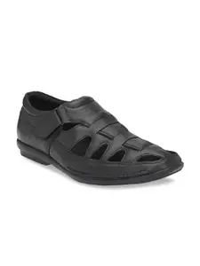 Delize Men Black Sandals