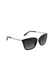 Aislin Women Grey & Gold Wayfarer Sunglasses ES_14495-82-AS-30010-GRY-BKGL-WF-57-G