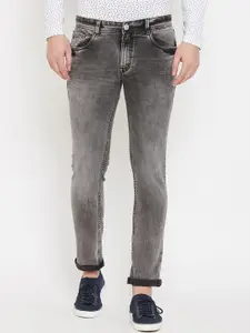 Crimsoune Club Men Grey Slim Fit Mid-Rise Clean Look Jeans