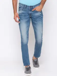 SPYKAR Men Blue Slim Fit Low-Rise Clean Look Jeans
