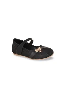 In Fashion By Solly Dolly Girls Black Embellished Mary Janes