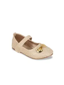 In Fashion By Solly Dolly Girls Gold-Toned Embellished Mary Janes