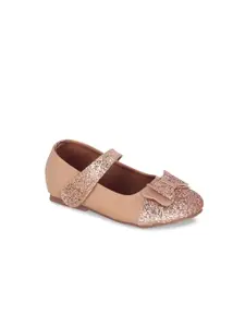 In Fashion By Solly Dolly Girls Rose Gold Embellished Mary Janes