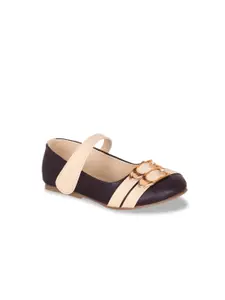 In Fashion By Solly Dolly Girls Brown Colourblocked Mary Janes
