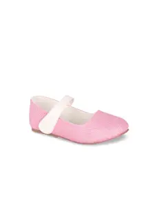 In Fashion By Solly Dolly Girls Pink Solid Ballerinas