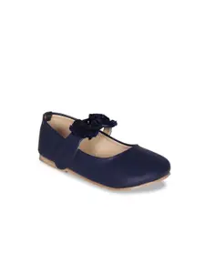 In Fashion By Solly Dolly Girls Blue Solid Ballerinas