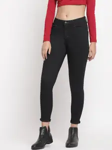 Belliskey Women Black Super Skinny Fit Mid-Rise Clean Look Jeans
