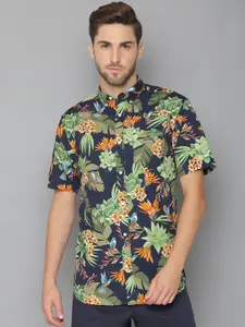 GANT Men Multicoloured Regular Fit Printed Casual Shirt