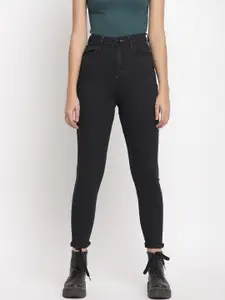 Belliskey Women Black Super Skinny Fit High-Rise Clean Look Stretchable Jeans