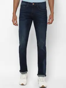 Allen Solly Men Navy Blue Slim Fit Mid-Rise Clean Look Jeans