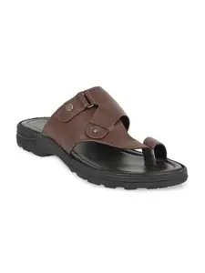 Bata Men Brown Comfort Sandals