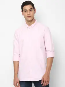 AMERICAN EAGLE OUTFITTERS Men Pink Slim Fit Solid Casual Shirt