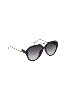 Get Glamr Women Grey Lens Aviator Sunglasses with UV Protected Lens SG-LT-CH-231D-32