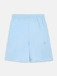 CHIMPRALA Girls Blue Solid Regular Fit Sports Shorts