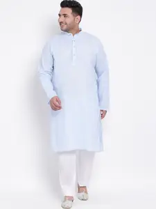 Hangup Men Blue Kurta