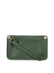 Bagsy Malone Women Green Solid Money Clip
