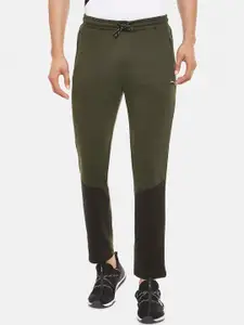 Ajile by Pantaloons Men Olive Green Solid Slim-Fit Track Pants